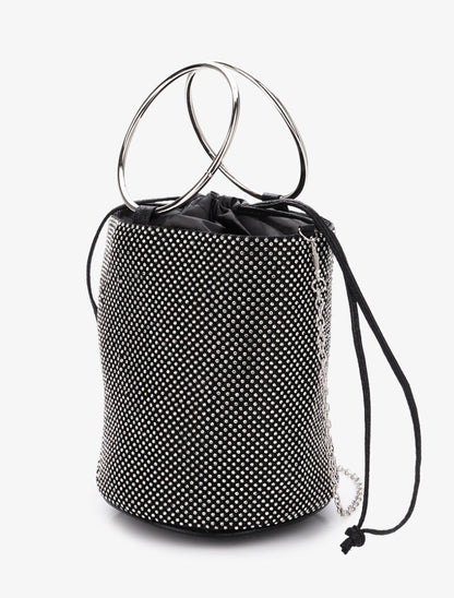 Sac seau à strass - Noir - 2