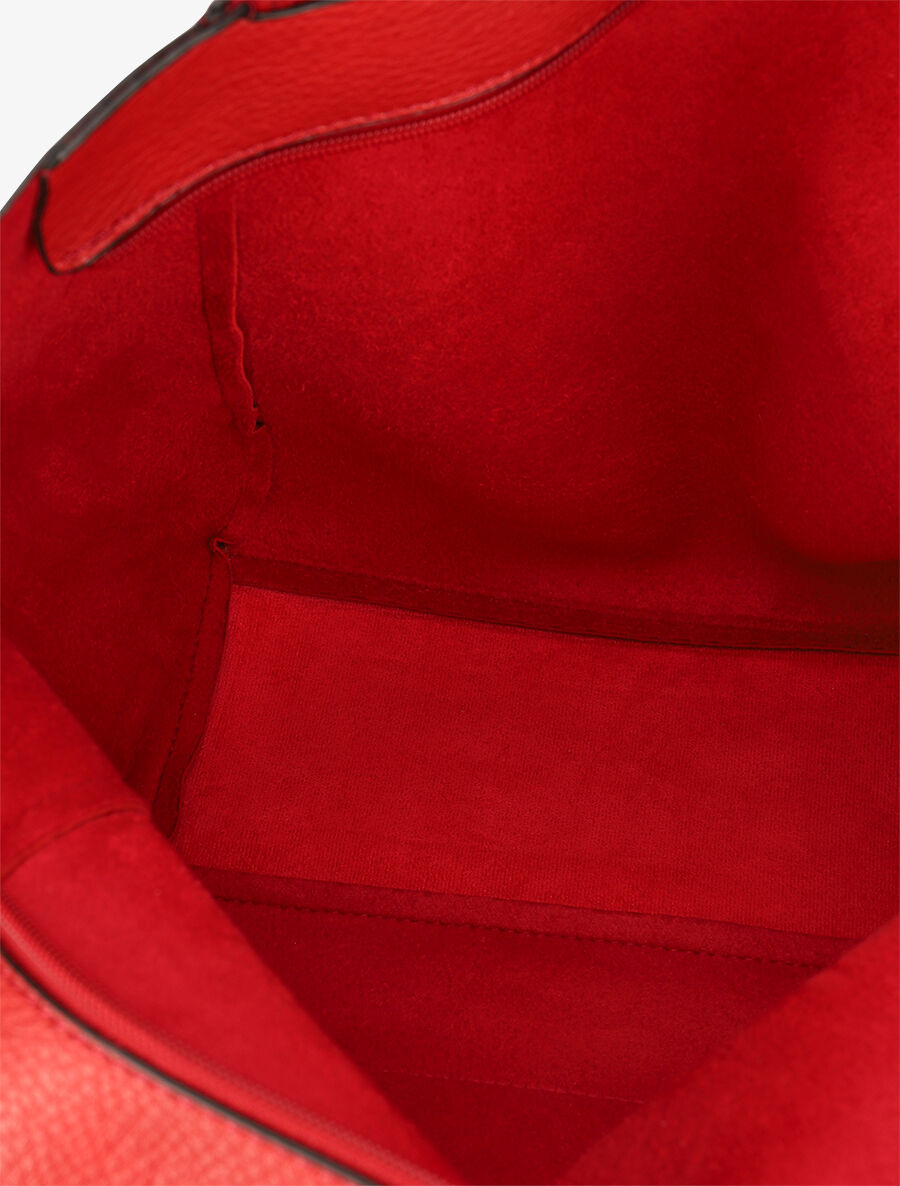 Sac cabas et pochette Julienne - Rouge - 4