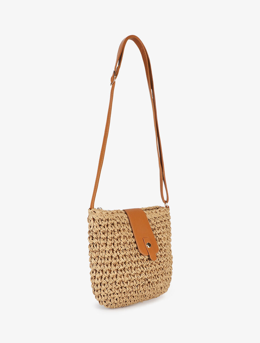 Sac bandoulière Delia - Café au lait - 4