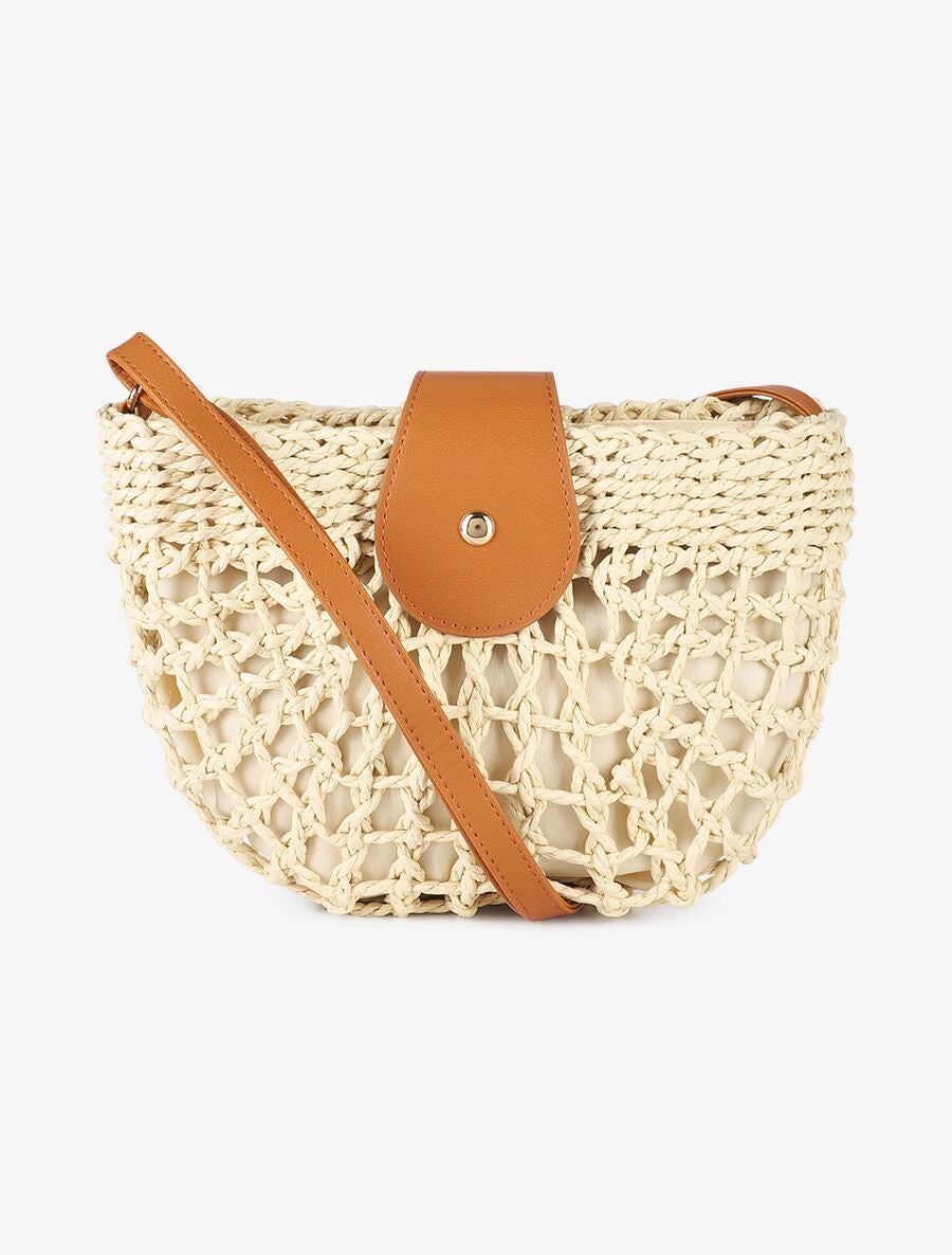Sac besace Clara - Beige clair - 1