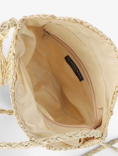 Sac besace Rosa - Beige clair - 4