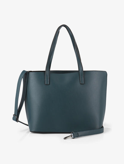 Sac cabas Eléanor - Bleu canard - 2