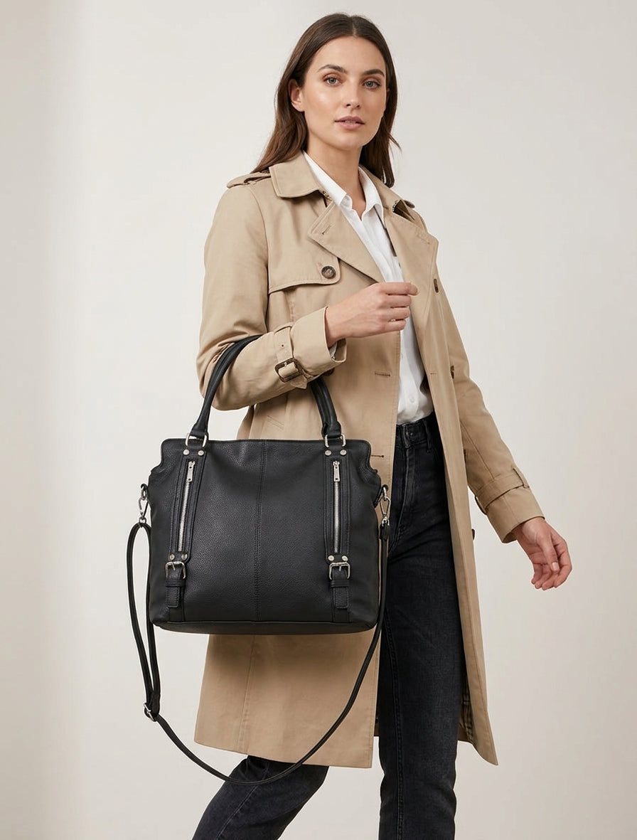 Bolsa de mano Eugénie - Negro
