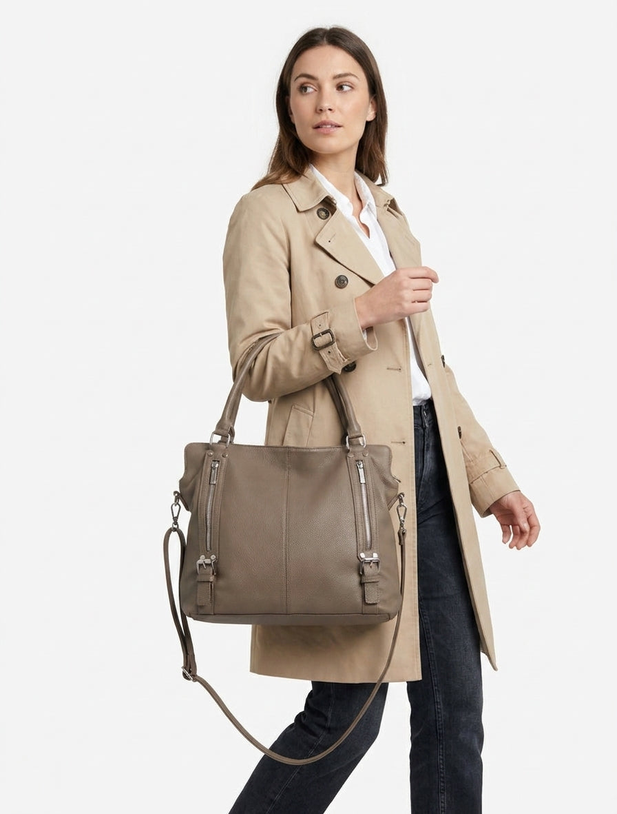 Bolsa de mano Eugénie - Topo