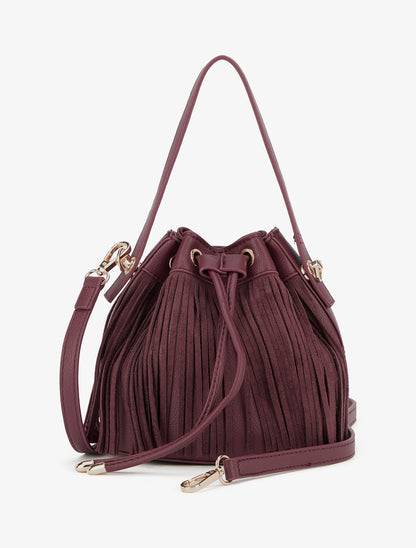 Sac bourse Juliette - Lie de vin - 1
