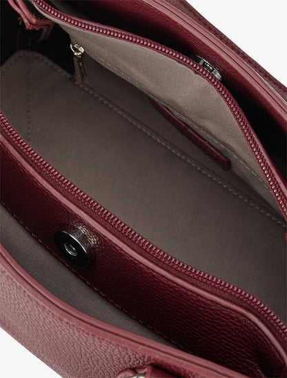 Sac à main Scarlet - Bordeaux - 4