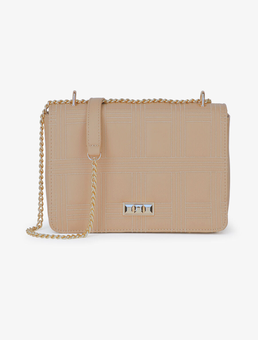 Sac à bandoulière Gabrielle - Beige - 1