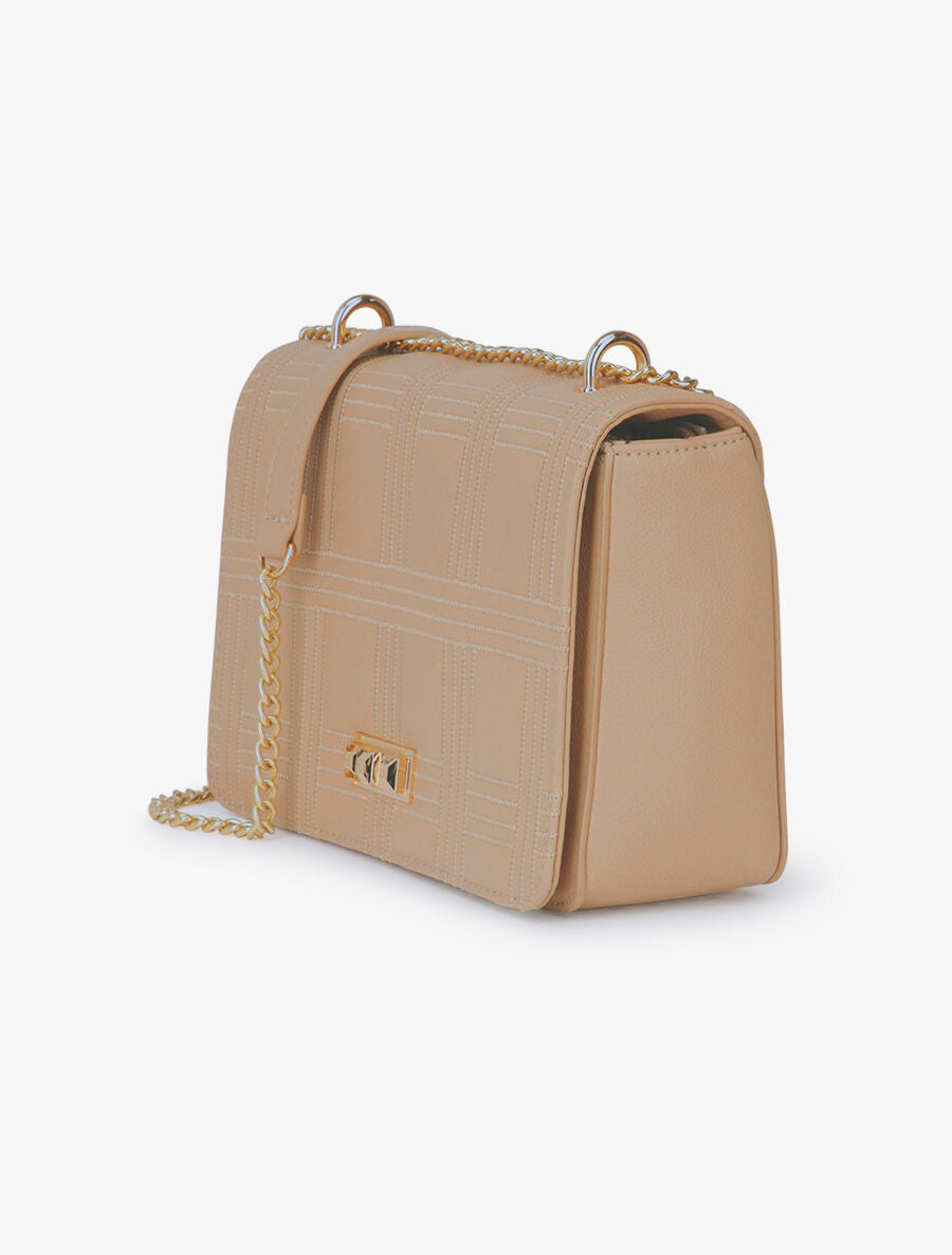 Sac à bandoulière Gabrielle - Beige - 2