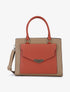 Sac à main Agathe - Taupe/orange - 5