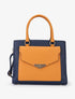 Sac à main Agathe - Marine/moutarde - 6