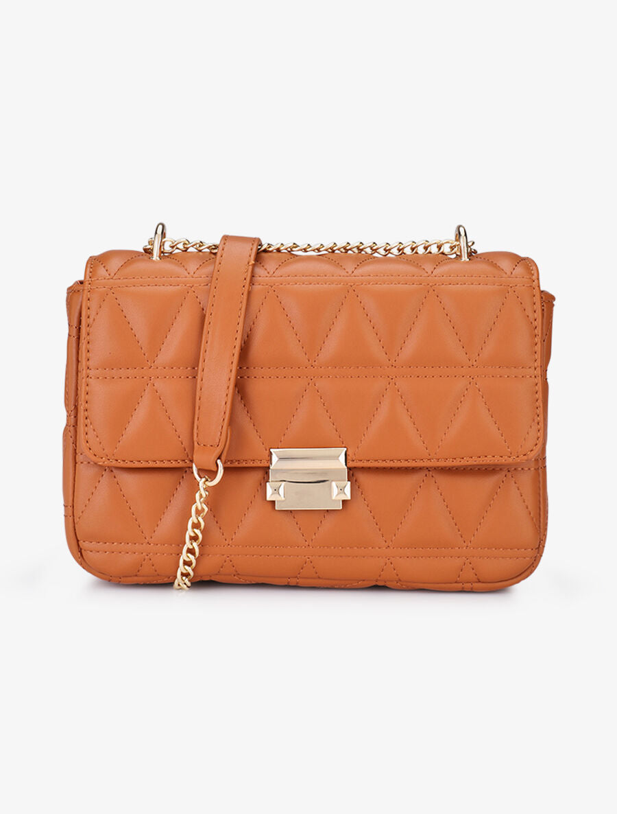 Sac besace Julie - Camel - 1