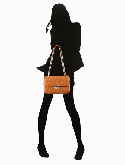 Sac besace Julie - Camel - 5