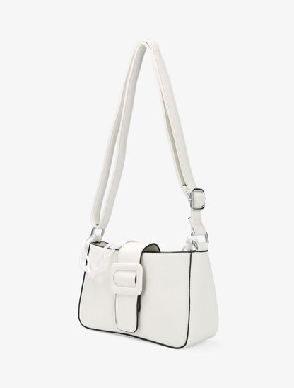 Sac besace Amandine - Blanc - 2