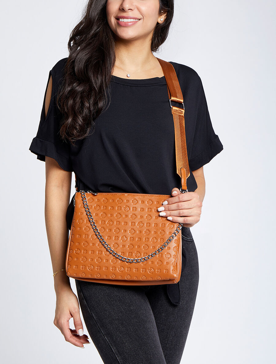 Sac besace Nora - Camel - 4
