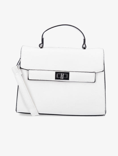 Sac besace Suzanne - Blanc - 1