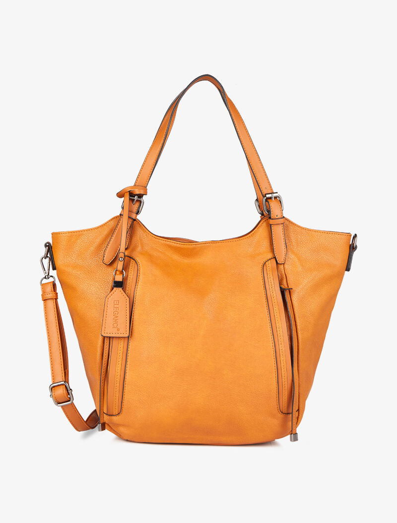 Sac cabas Monica - Camel - 5