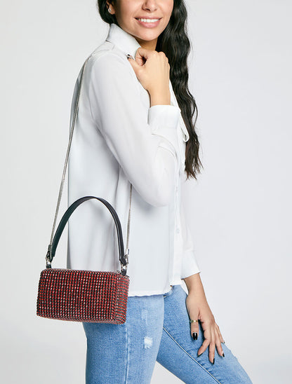 Sac besace Ariana - Rouge - 5