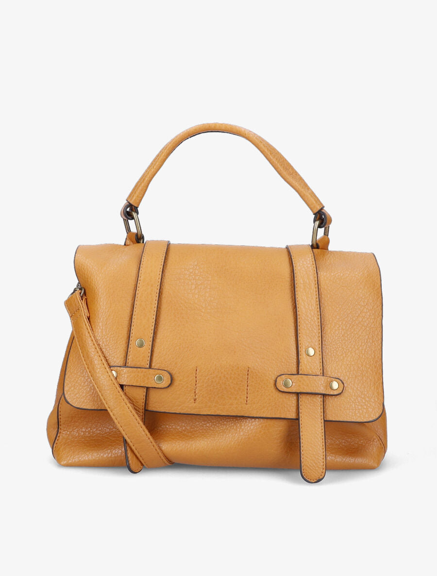 Sac cartable Magda - Camel - 5