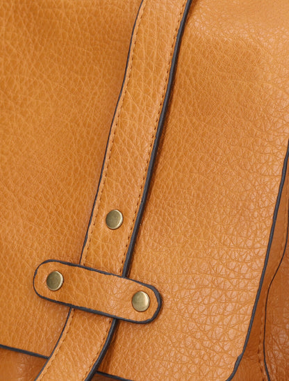 Sac cartable Magda - Camel - 4