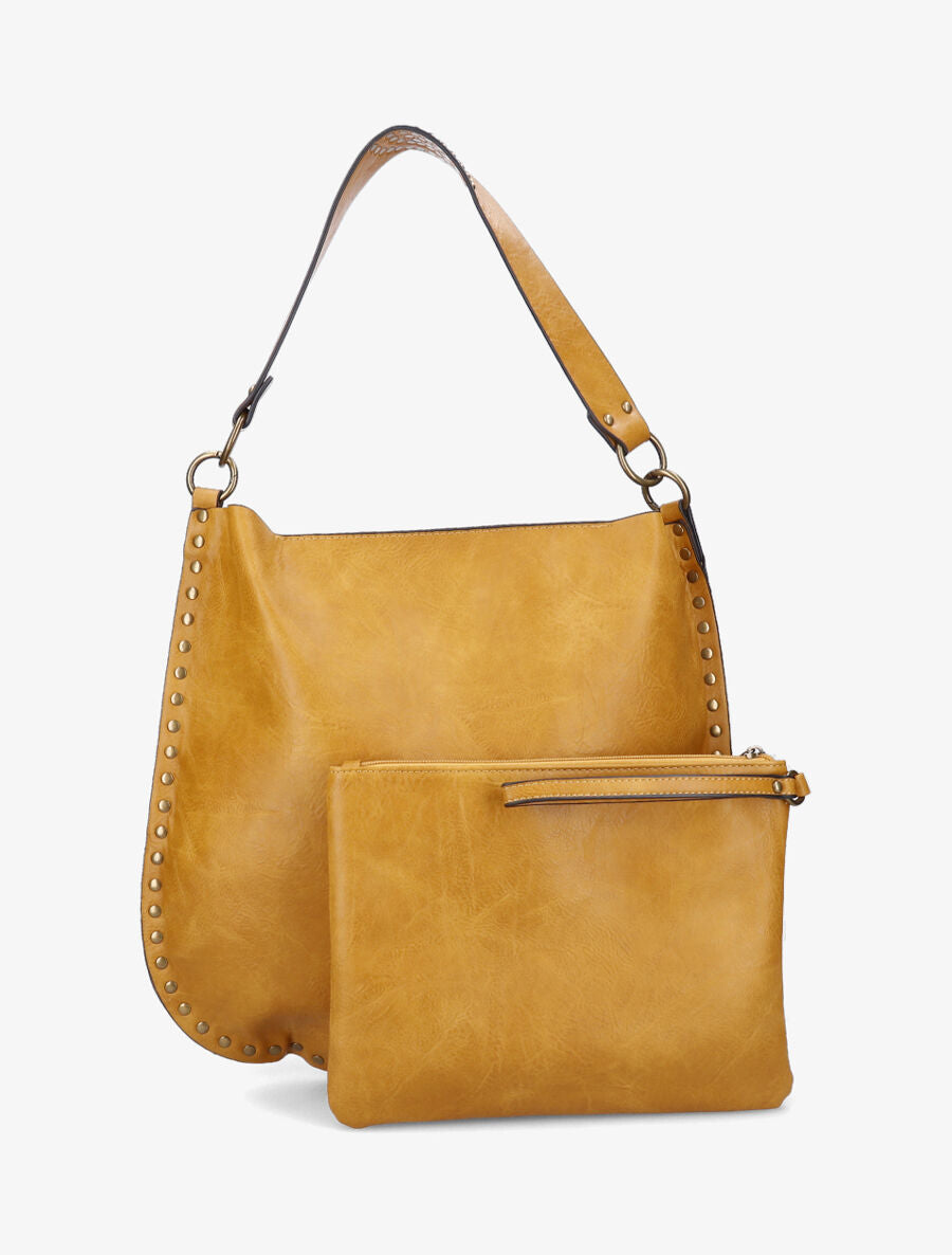 Sac cabas Coraline - Jaune moutarde - 3