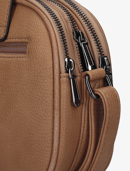 Sac besace Sylvie - Camel - 4