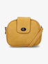 Sac besace Sylvie - Jaune moutarde - 5
