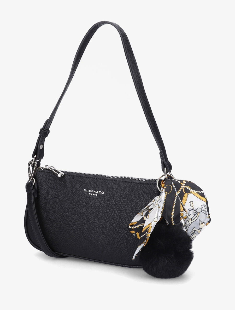 Sac besace Anaëlle - Noir - 2