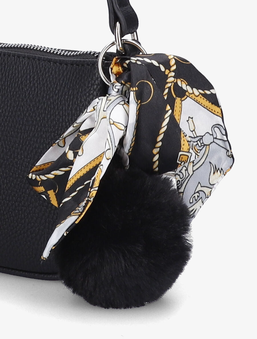 Sac besace Anaëlle - Noir - 4