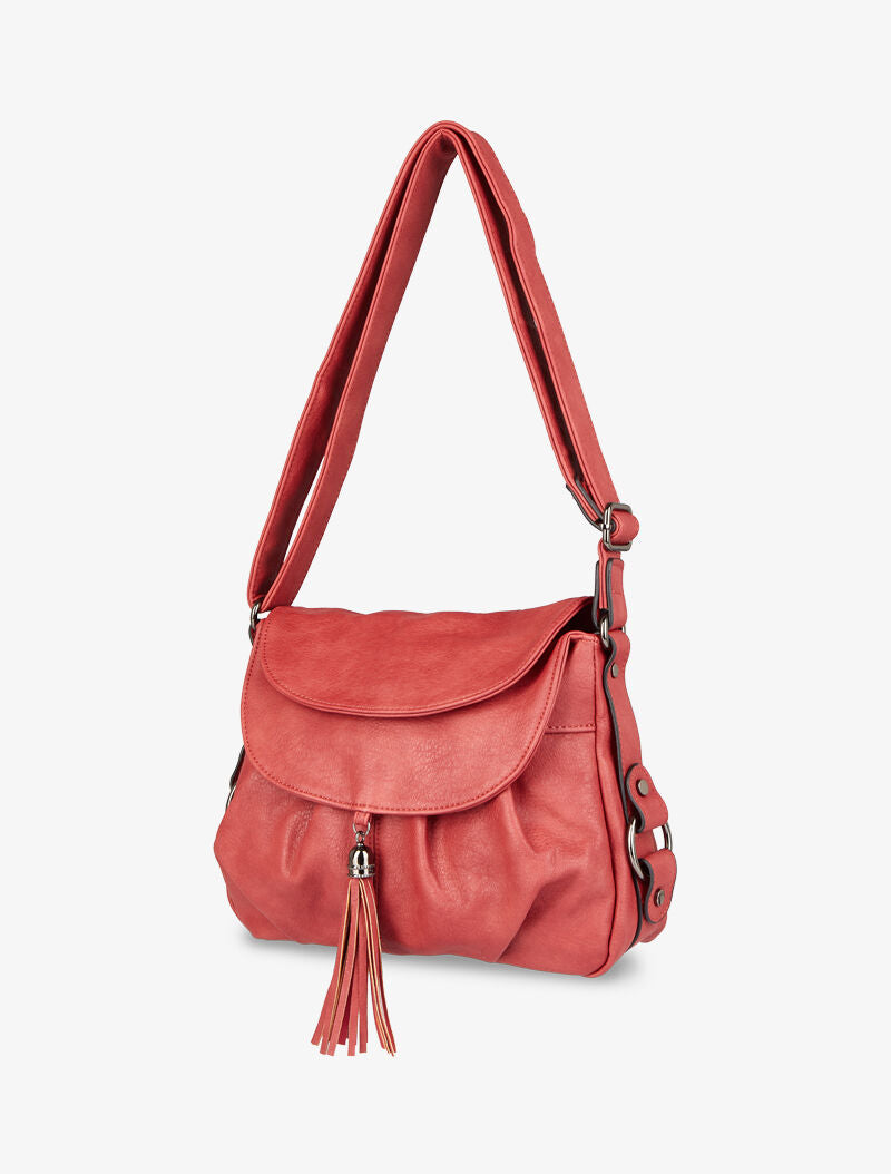 Sac besace Aline - Rouge - 2