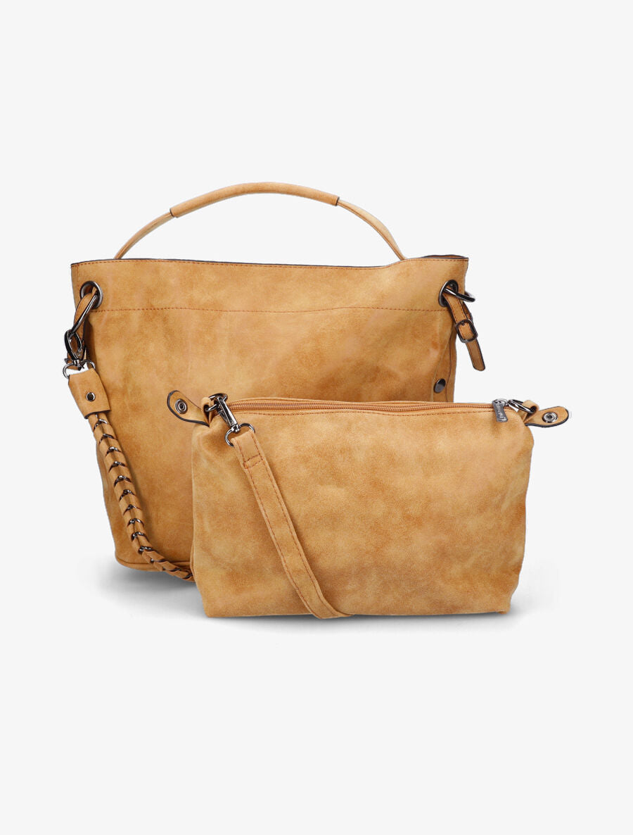 Sac cabas Elena - Jaune moutarde - 2