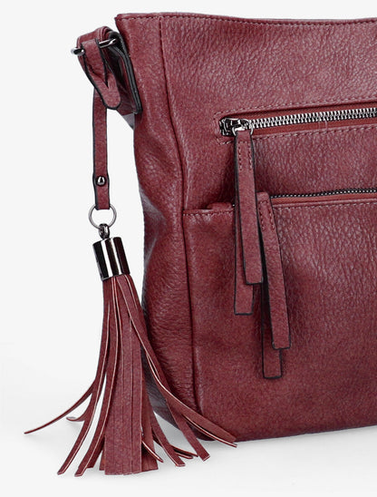 Sac besace Zoé - Rouge - 4