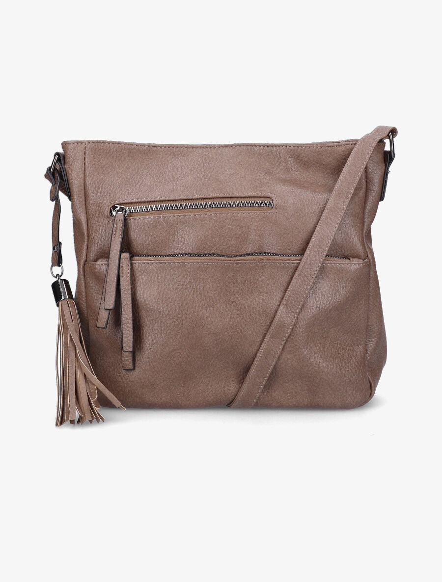 Sac besace Zoé - Taupe - 6