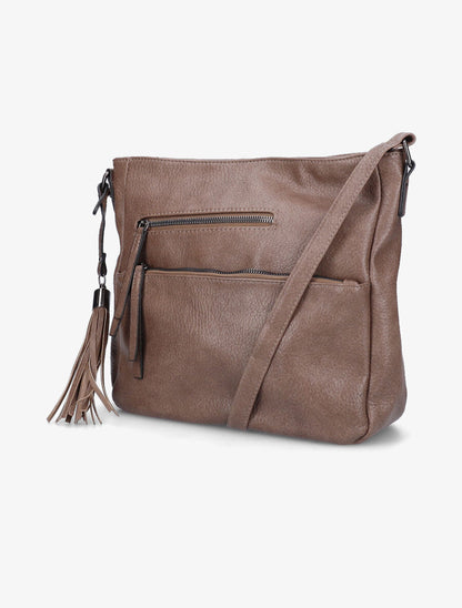Sac besace Zoé - Taupe - 2