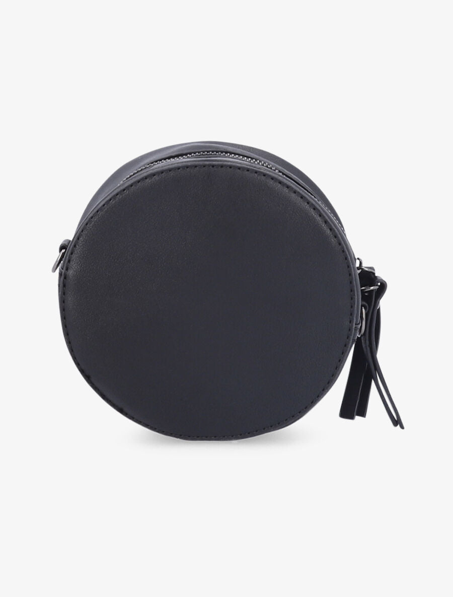 Minaudière ronde à imprimé python - Beige - 3