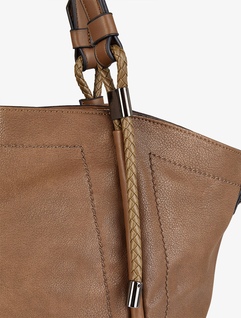 Sac cabas Marlène - Taupe - 4