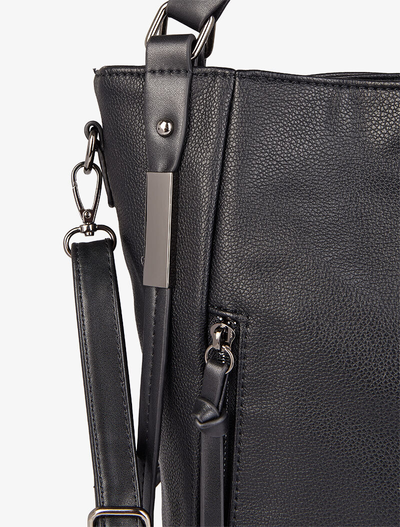 Sac cabas Jeanne - Noir - 4