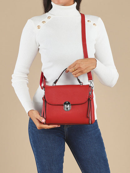 Sac à main Barbara - Rouge - 7