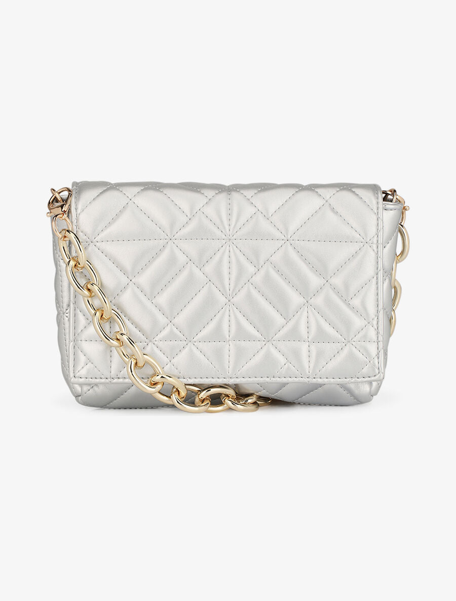 Sac besace Gianella - Argent - 1