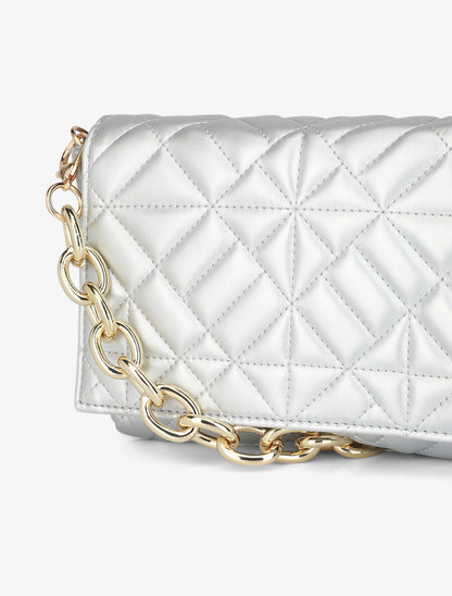 Sac besace Gianella - Argent - 4