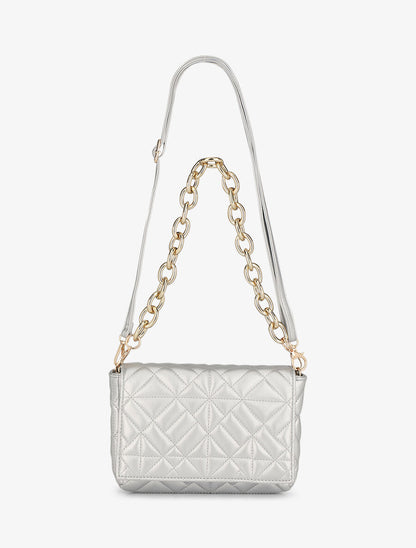 Sac besace Gianella - Argent - 5