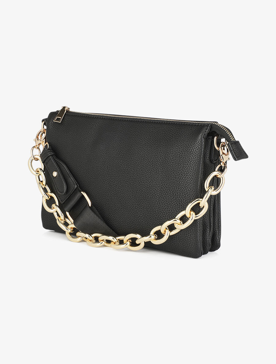 Sac besace Alana - Noir - 3