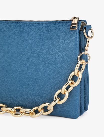 Sac besace Alana - Bleu - 4