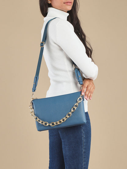 Sac besace Alana - Bleu - 7