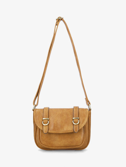 Sac besace Janet - Jaune moutarde - 4