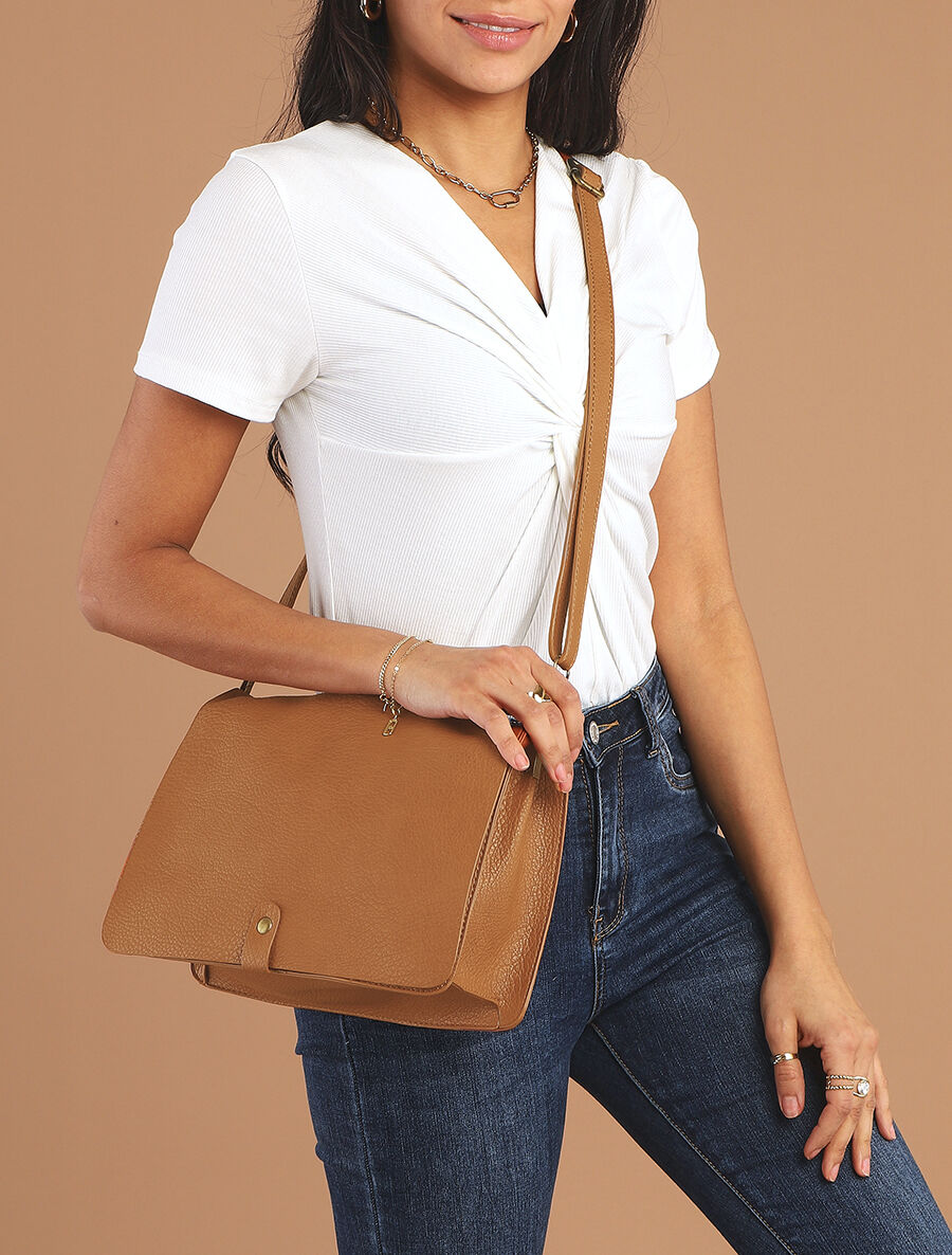 Sac besace Sadia - Camel - 5