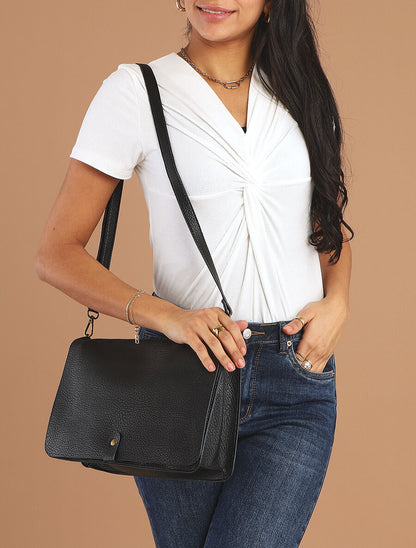 Sac besace Sadia - Noir - 5