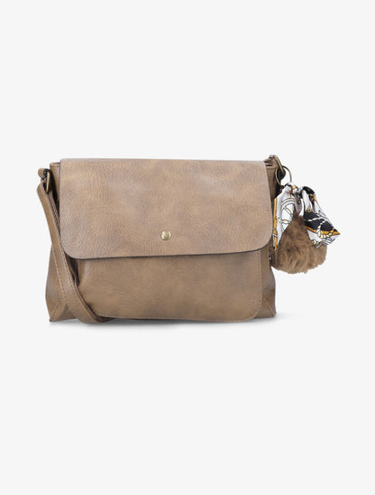 Sac besace Nilsa - Taupe - 1