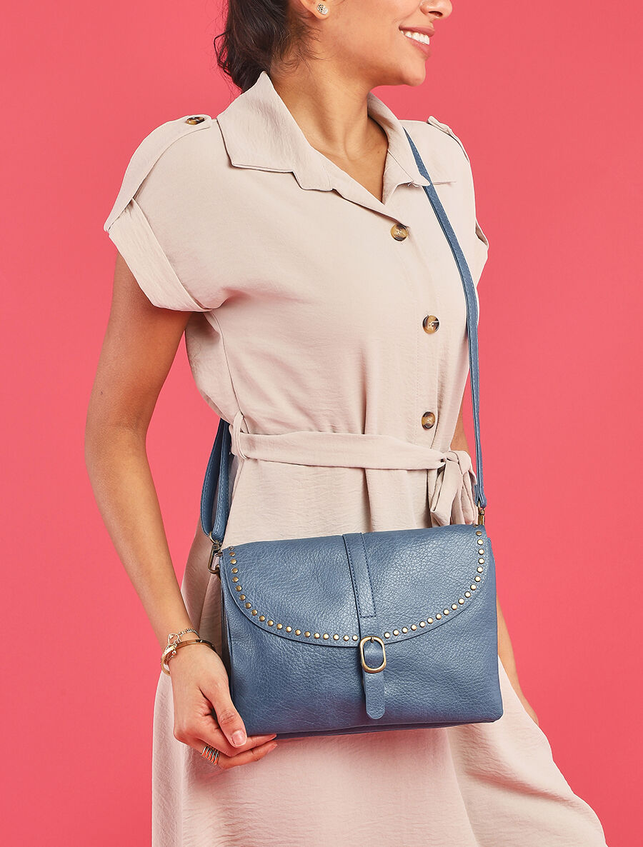 Sac besace Jelena - Bleu - 7