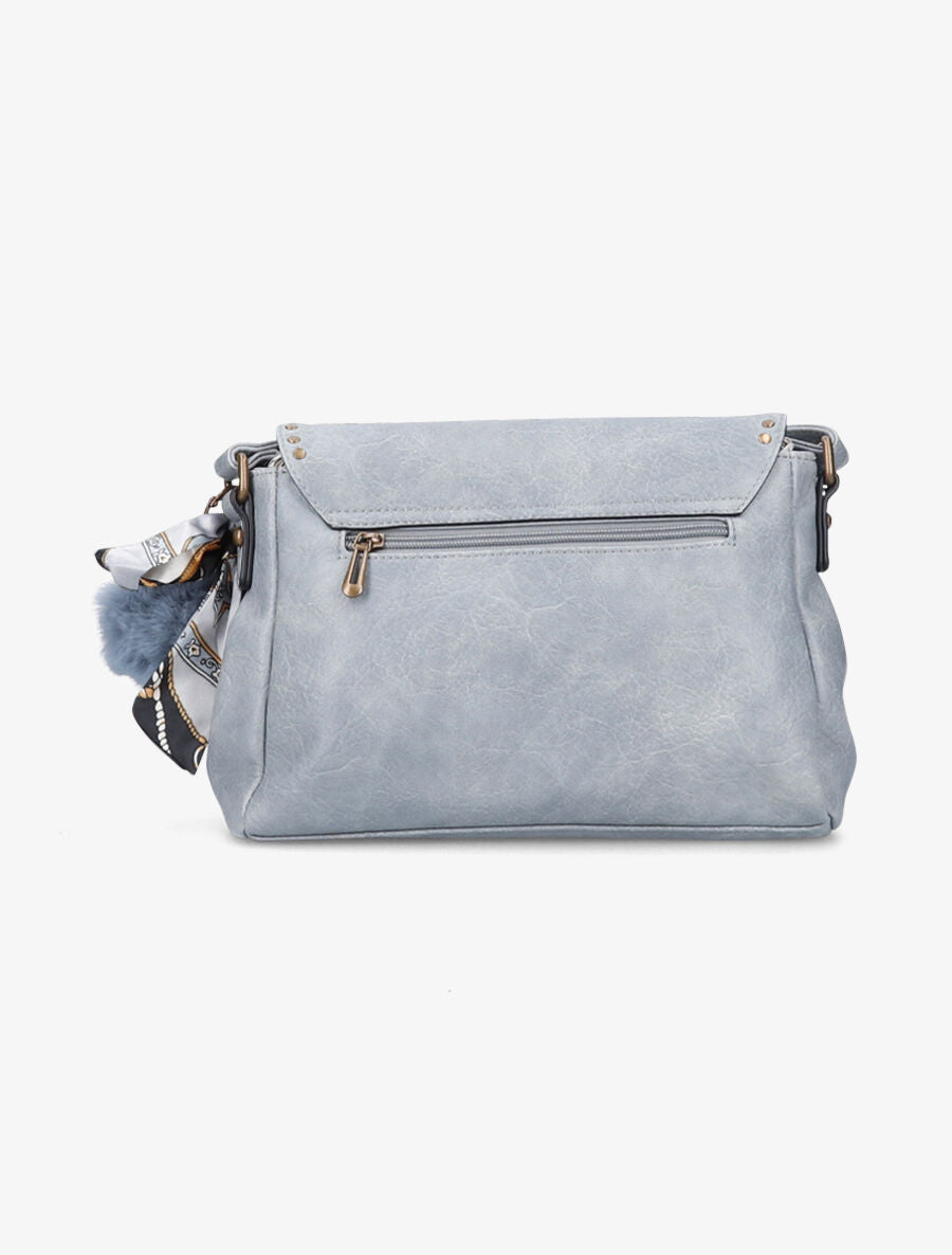 Sac besace Millie - Bleu gris - 2