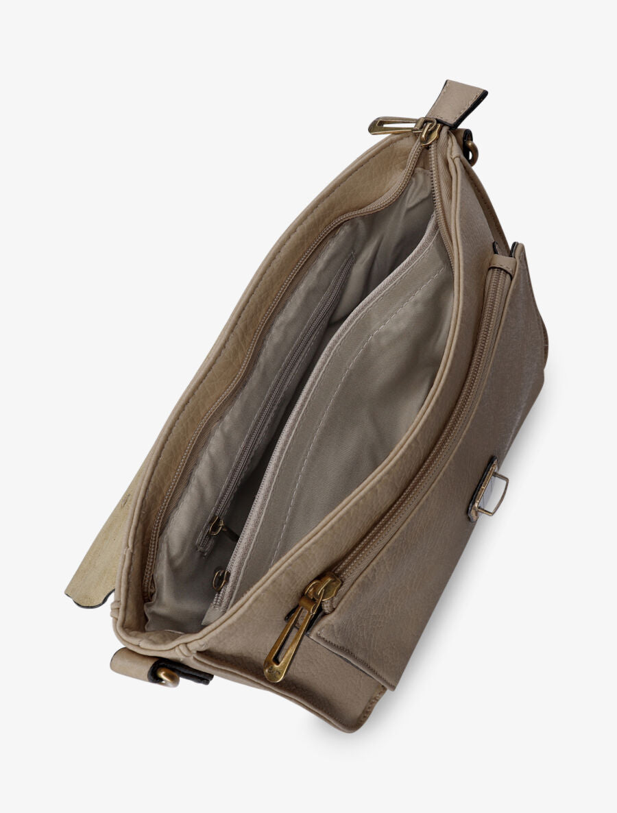 Sac besace Nevenka - Taupe - 4